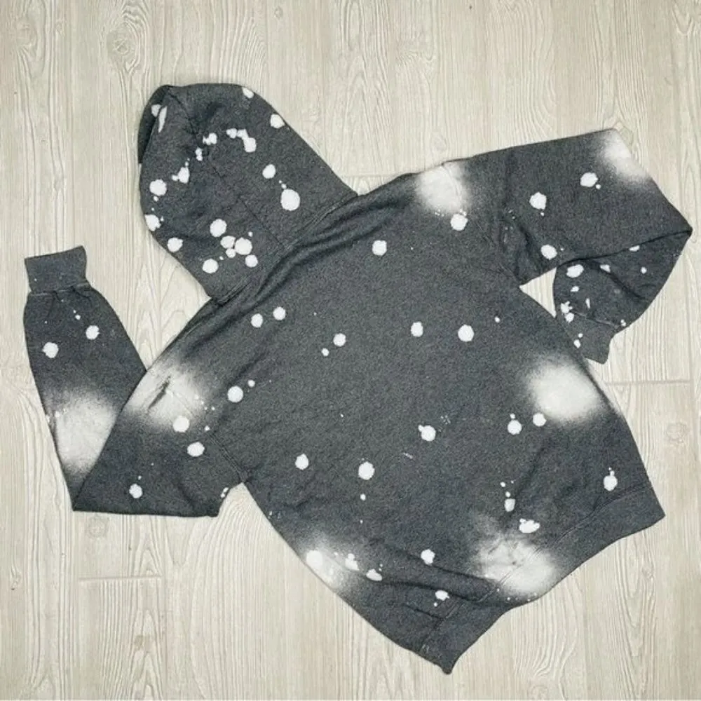 Disney villains cruella de Vil white tie dye style graphic hoodie long sleeve sw - Image 2