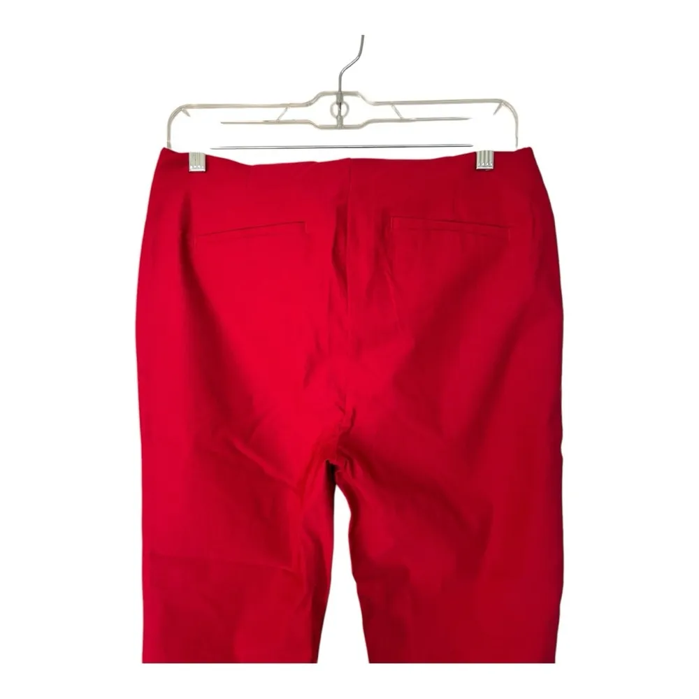 Vintage Crosby Flat Front Stretch Pant Size 8 Red - Image 8
