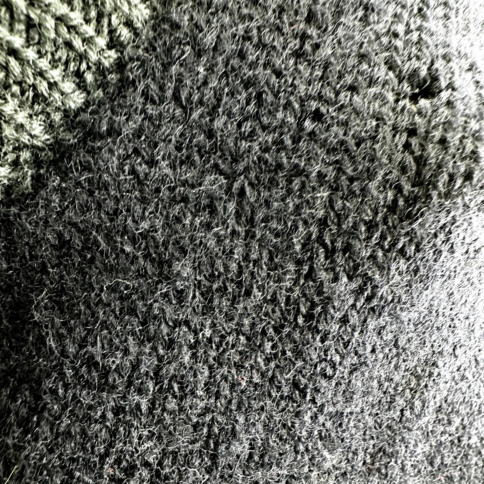 Christian Dior Turtleneck Merino Wool Sweater Chest Pocket Ribbed Trim Navy S - Image 4