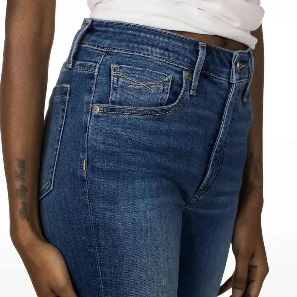 Revtown Decade Denim Size 29 | 8 Mid Rise Skinny Ankle Jeans Medium Indigo Wash Blue - Image 4