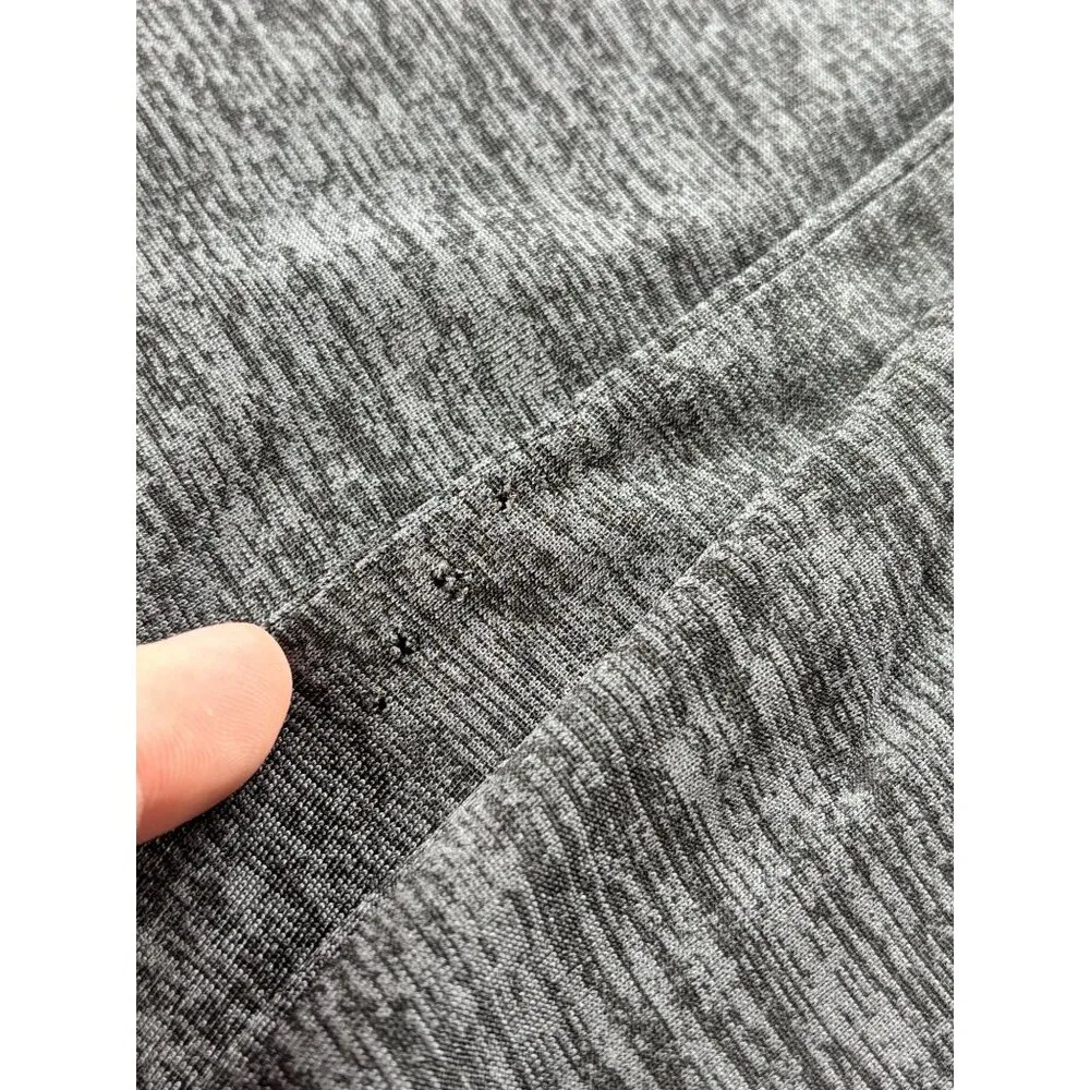 Colosseum Kansas Jayhawks Gray 1/4 Zip Pullover Sweatshirt Women's Medium *flaw - Image 8