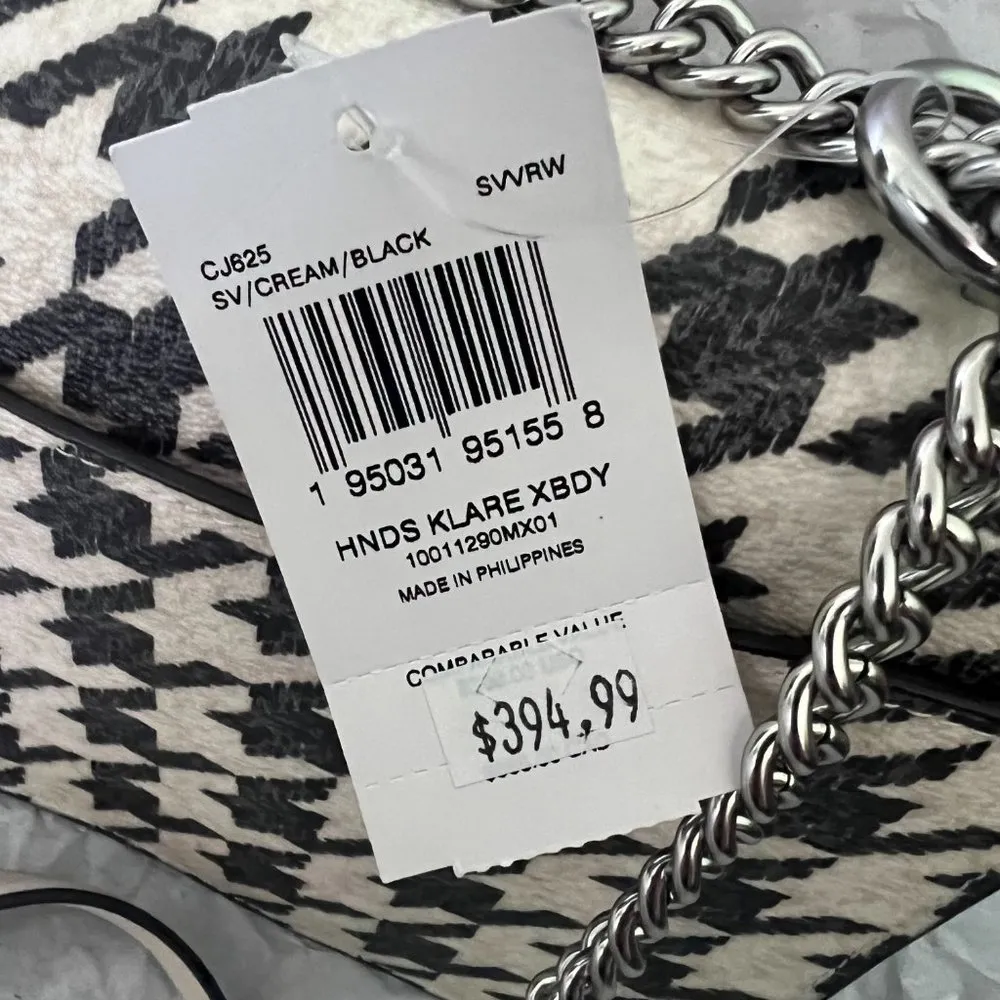 Coach  Klare Crossbody With Houndstooth Print cj625 - Image 7