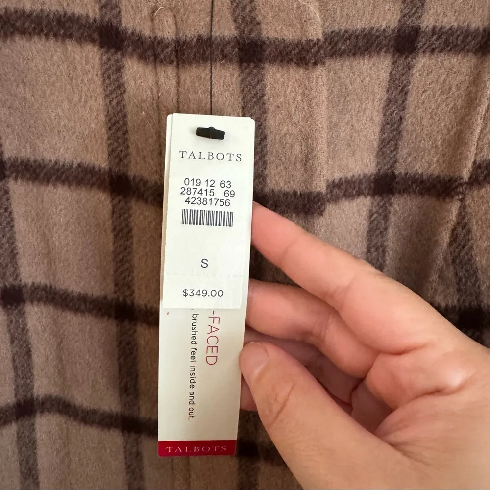 Talbots Women's Wool Blend Double Faced Topper Coat - Image 3