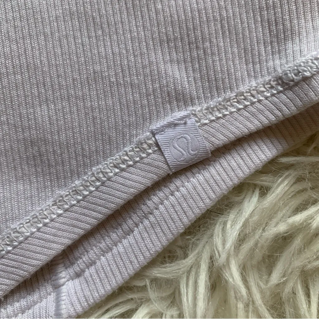 Lululemon White Ribbed Tank Top - Image 7