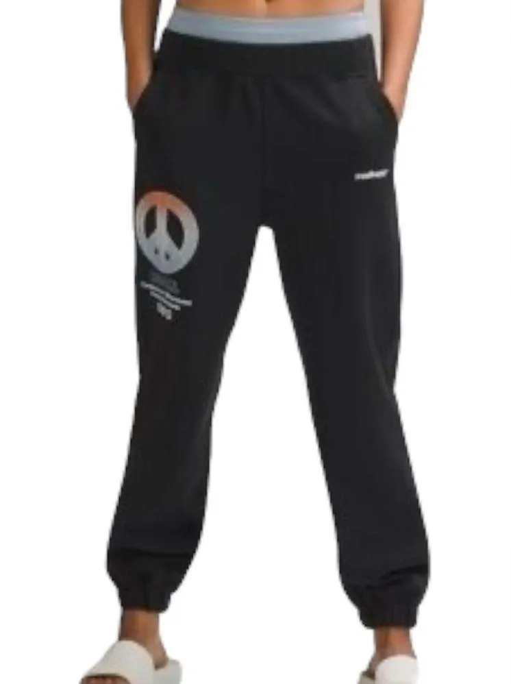 🆕 MADHAPPY X LULULEMON | RELAXED HIGH-RISE JOGGERS | BLACK | SIZE:6 - Image 2