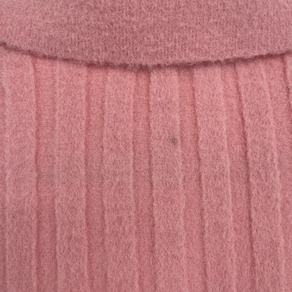 new tied knit cardigan wrap sweater stretchy lapel pink size small - Image 9