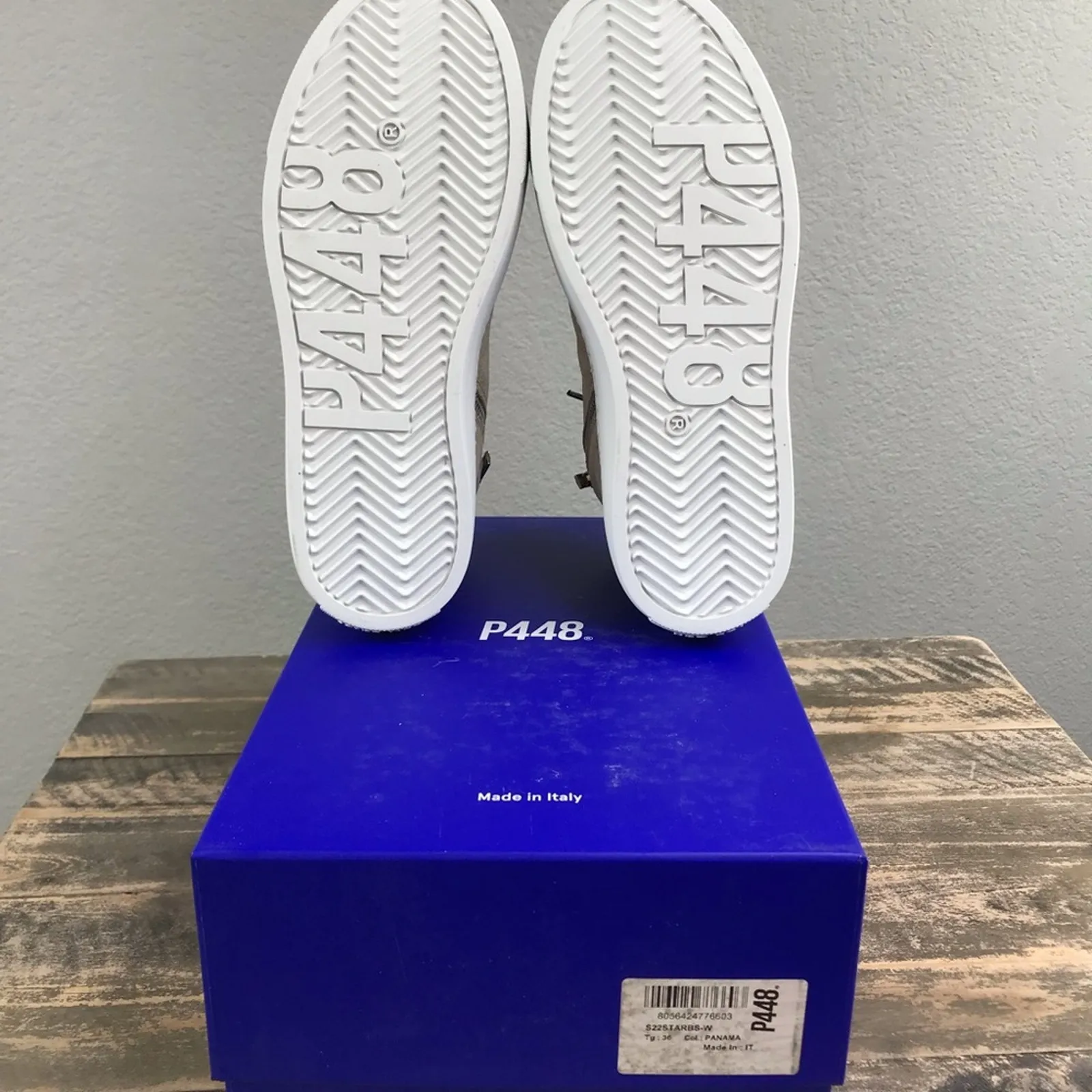 P448 Italian Panama Embroidery Sneakers Women EU 36 BS Fairy Gorpcore Boho NWB - Image 6