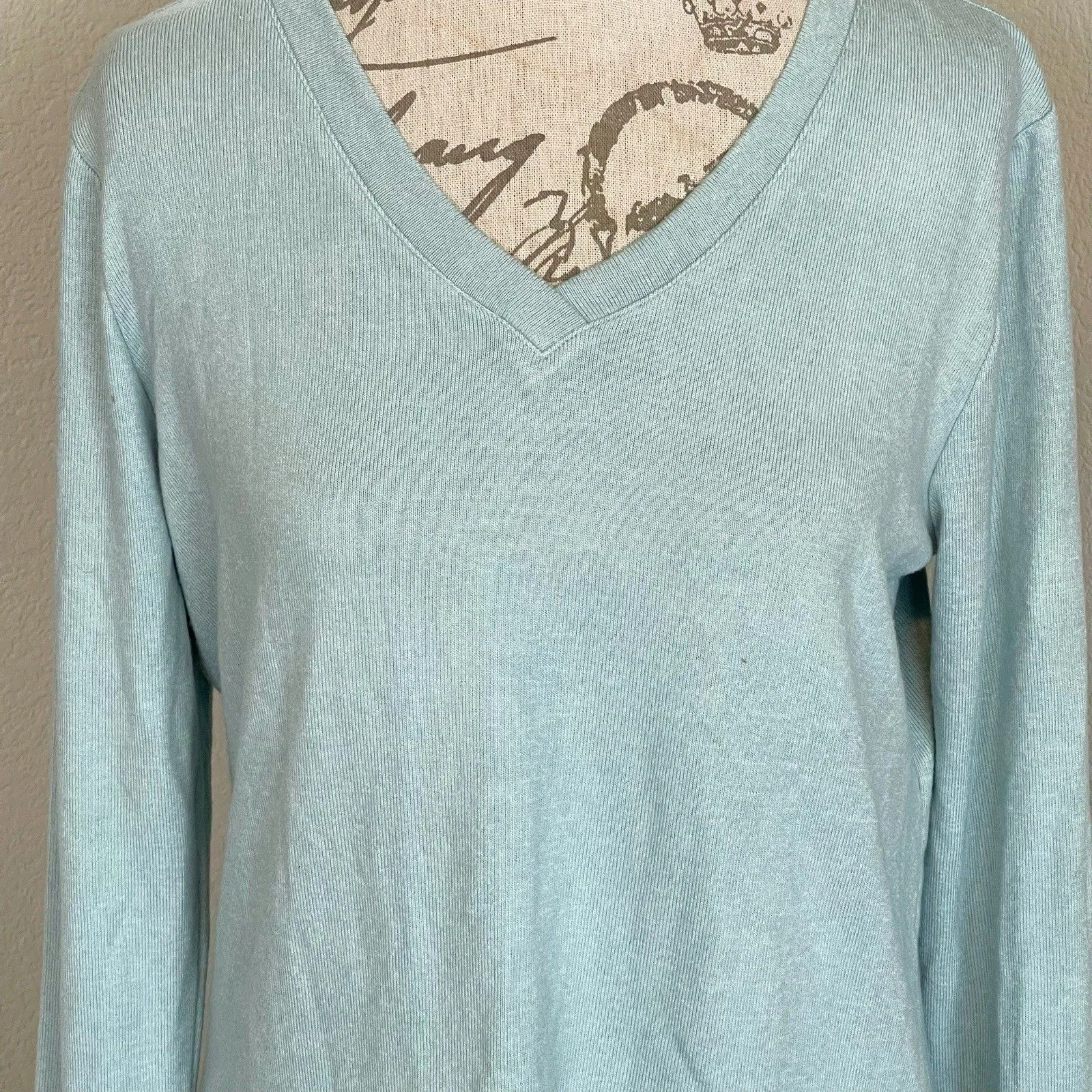Matty M Womens Sweater Sz Small V - Image 5