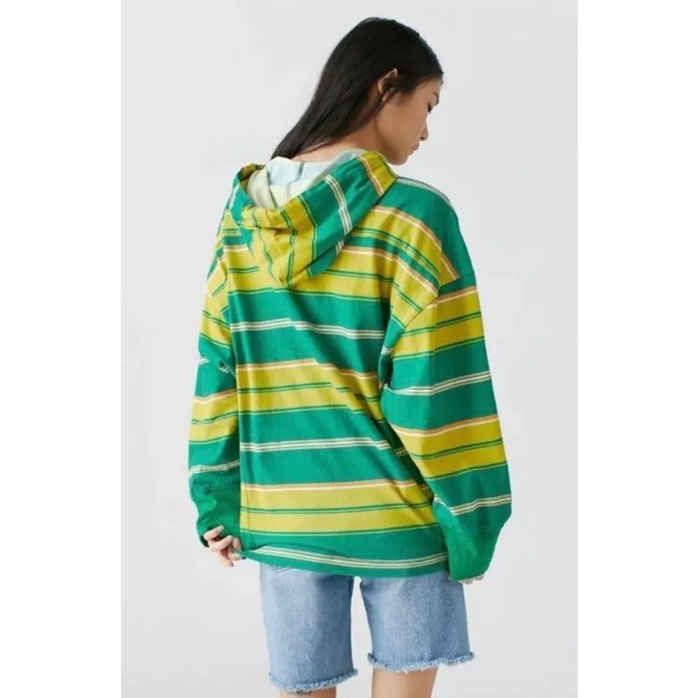 BDG Urban Outfitters UO Joshua Hooded Long Sleeve Tee Top Oversized - Image 3