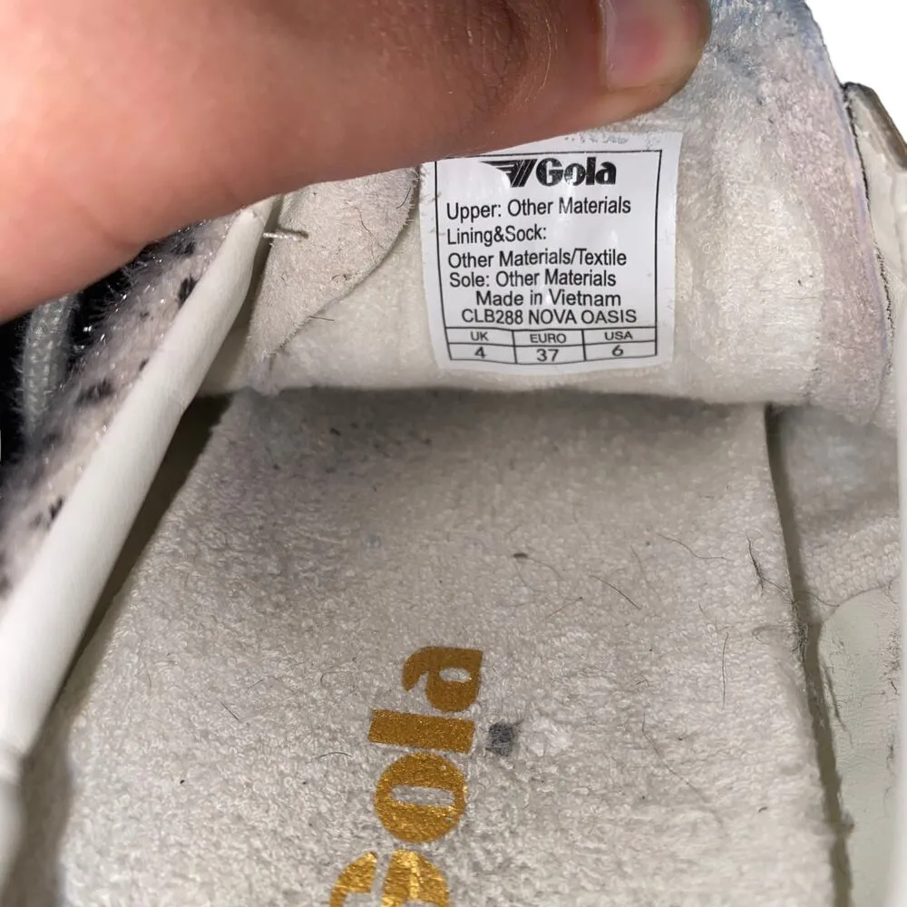 Gola Classics Women's Nova Oasis White Cheetah Sneakers Women's Size 6 - Image 7