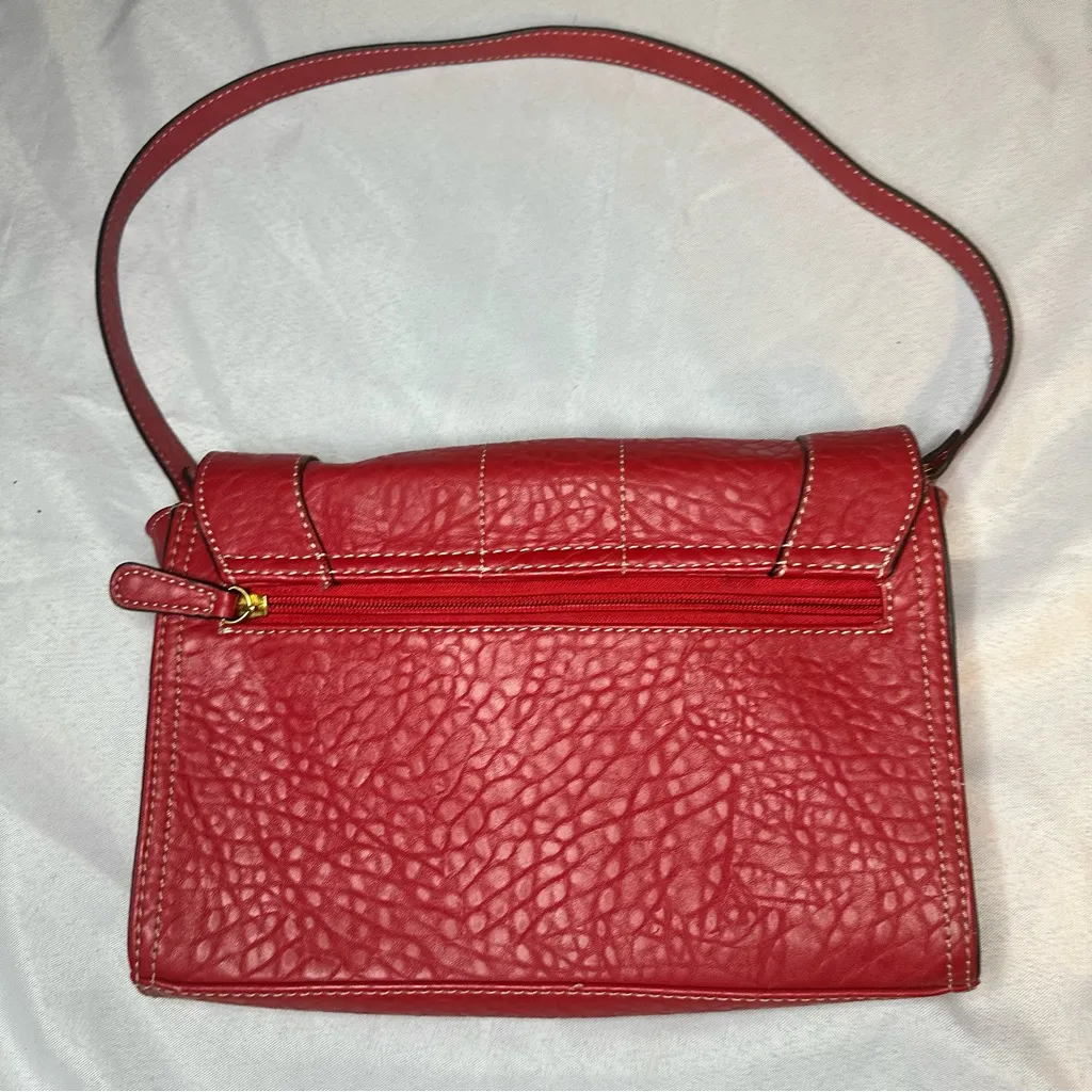 Bolo Cherry Red Shoulder Bag - Image 2