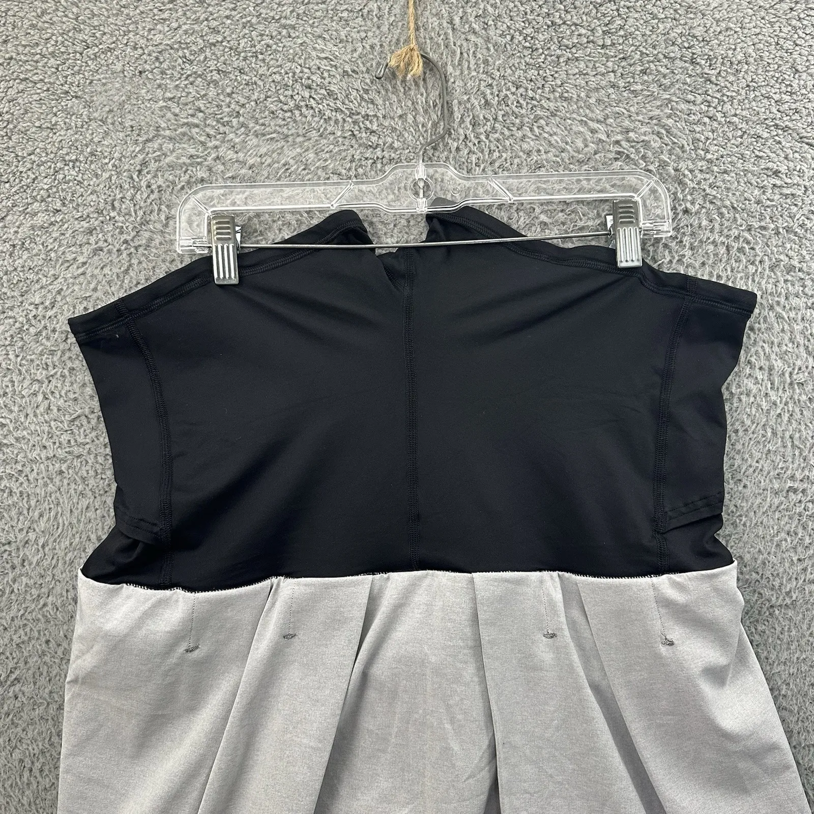 Lululemon Pace Rival Skirt Skort Heather Lux Black Athletic Tennis Women 10 Tall - Image 5