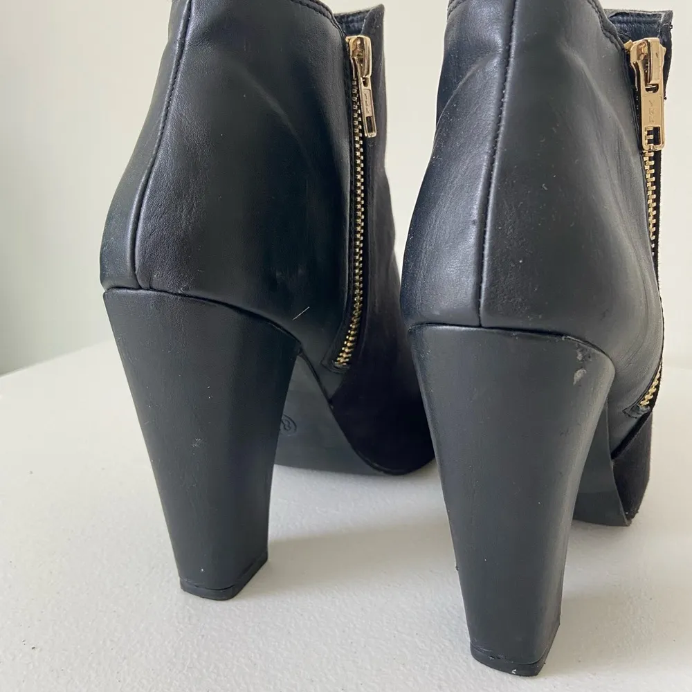 Mossimo women’s‎ double zip heeled boots — size 8.5 Black - Image 3