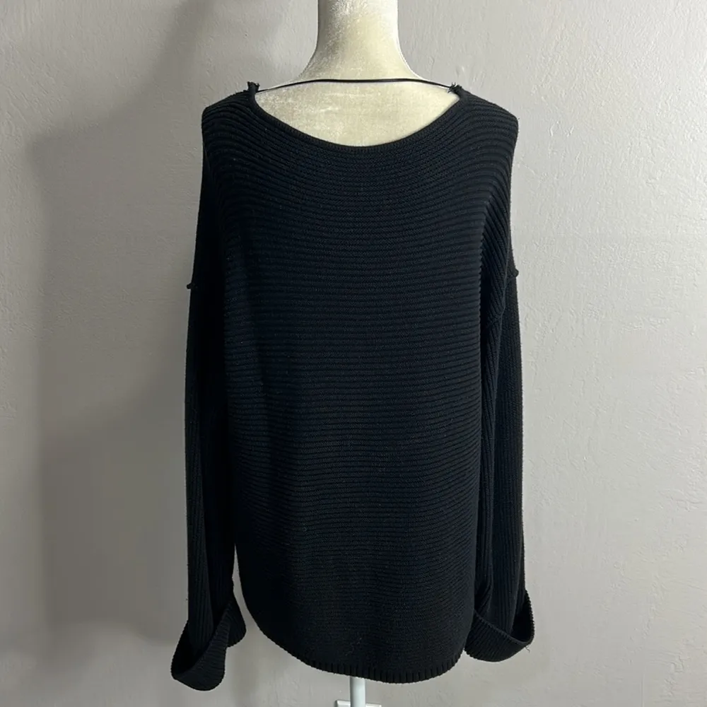 Free people • la brea vneck oversized ribbed sweater - Image 29