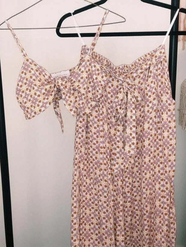 American Threads Floral Print Two Piece Set - Image 2