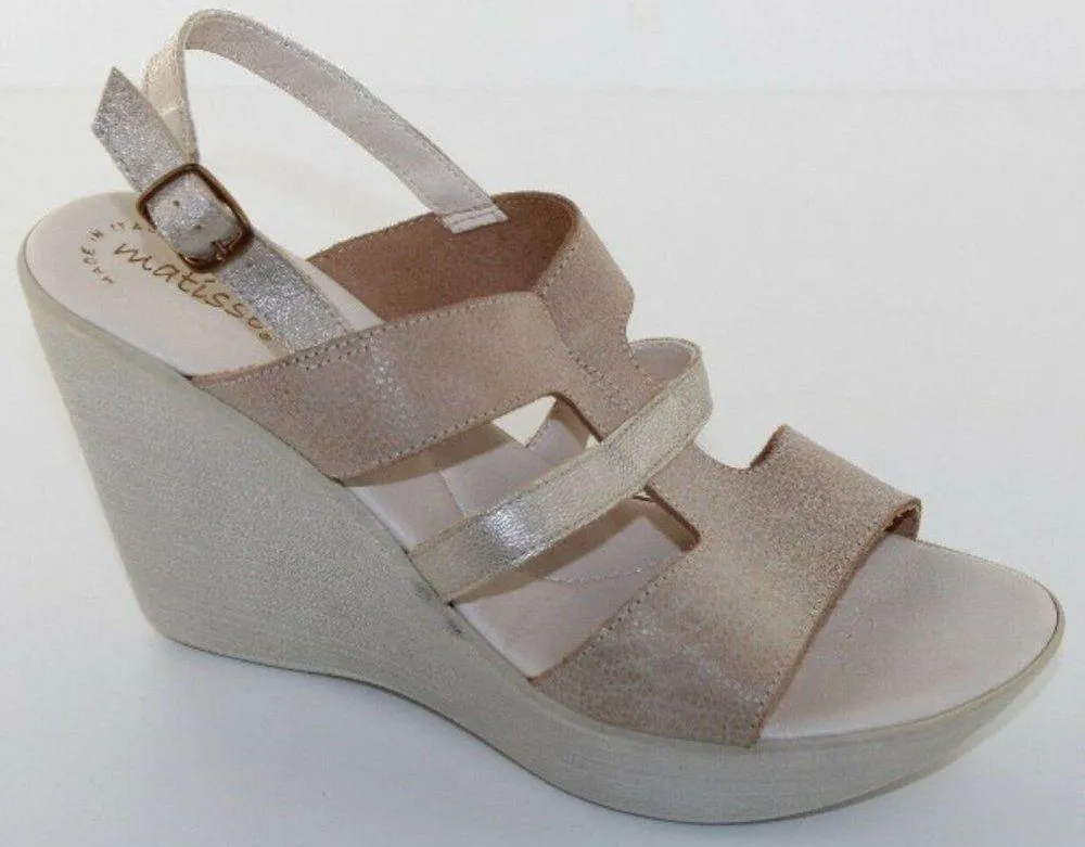 Matisse Laney Ivory Leather Strappy High Heel 10M Size 10 - Image 3
