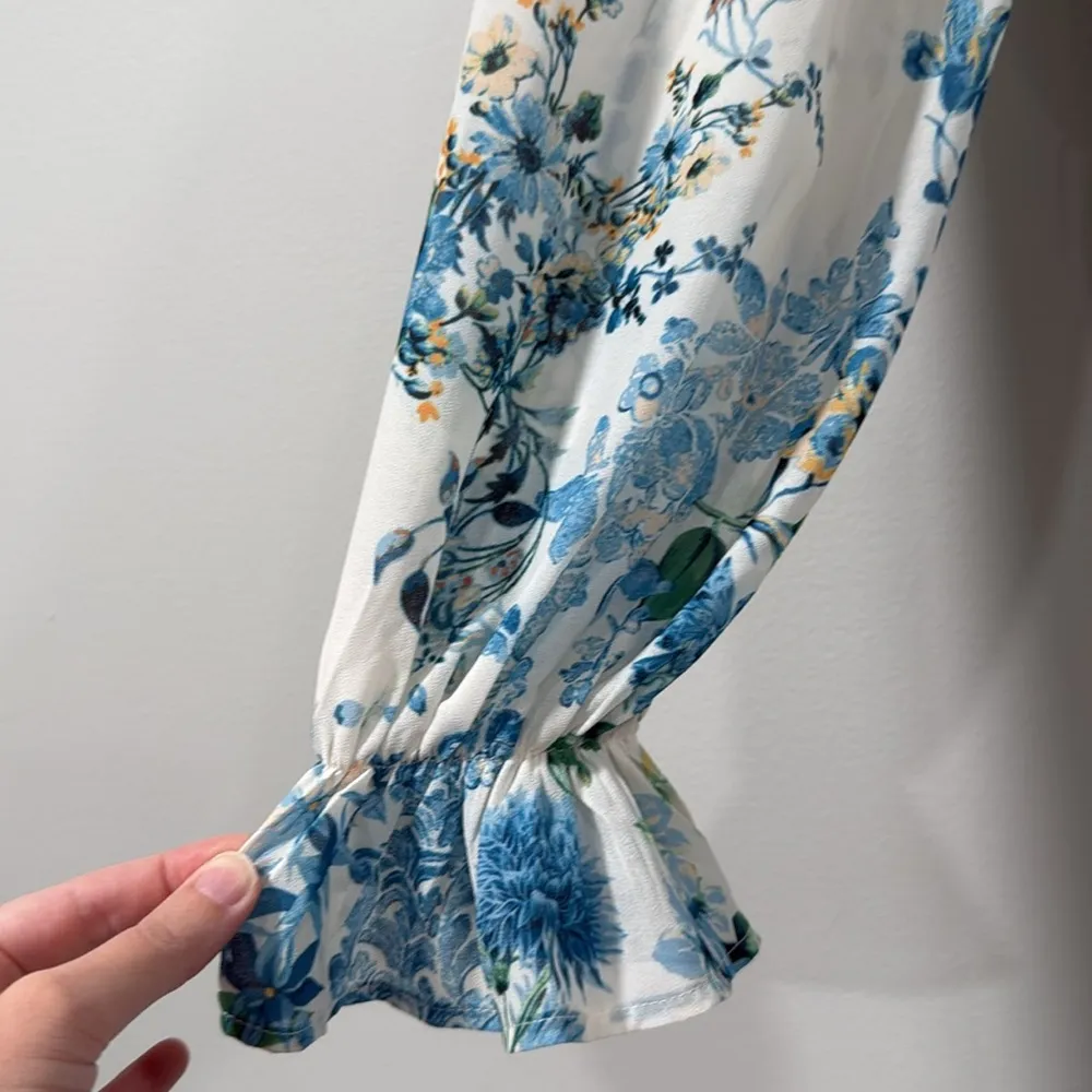 VICI Tempe Floral Ruffle Midi Dress Size Small EUC - Image 7