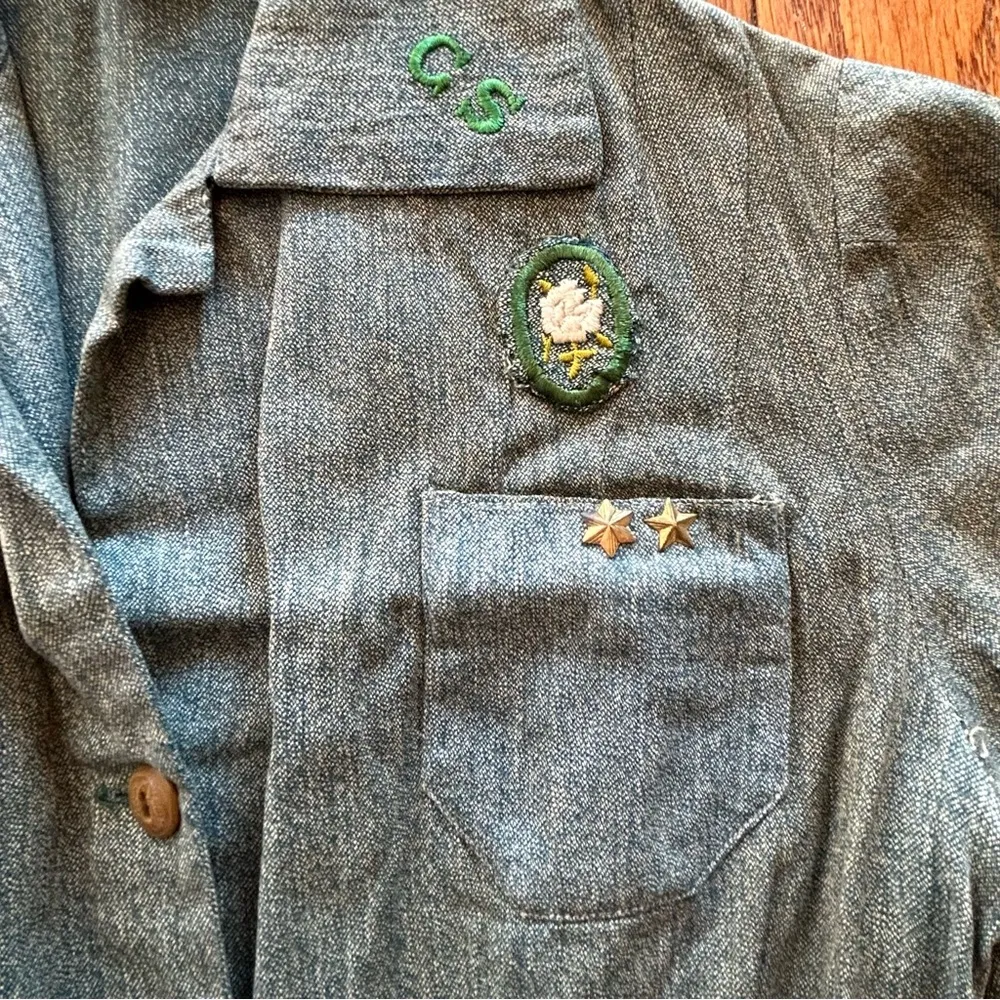 1940s Girl Scouts Uniform Dress Vintage Rare Excellent Condition Size undefined - Image 3