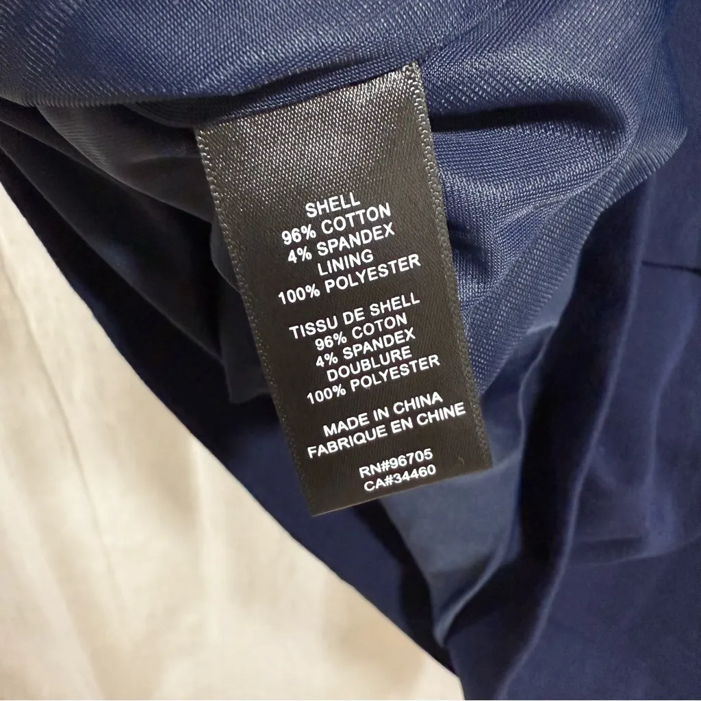 La Vie Rebecca Taylor French Terry Dress Navy Blue - Image 10