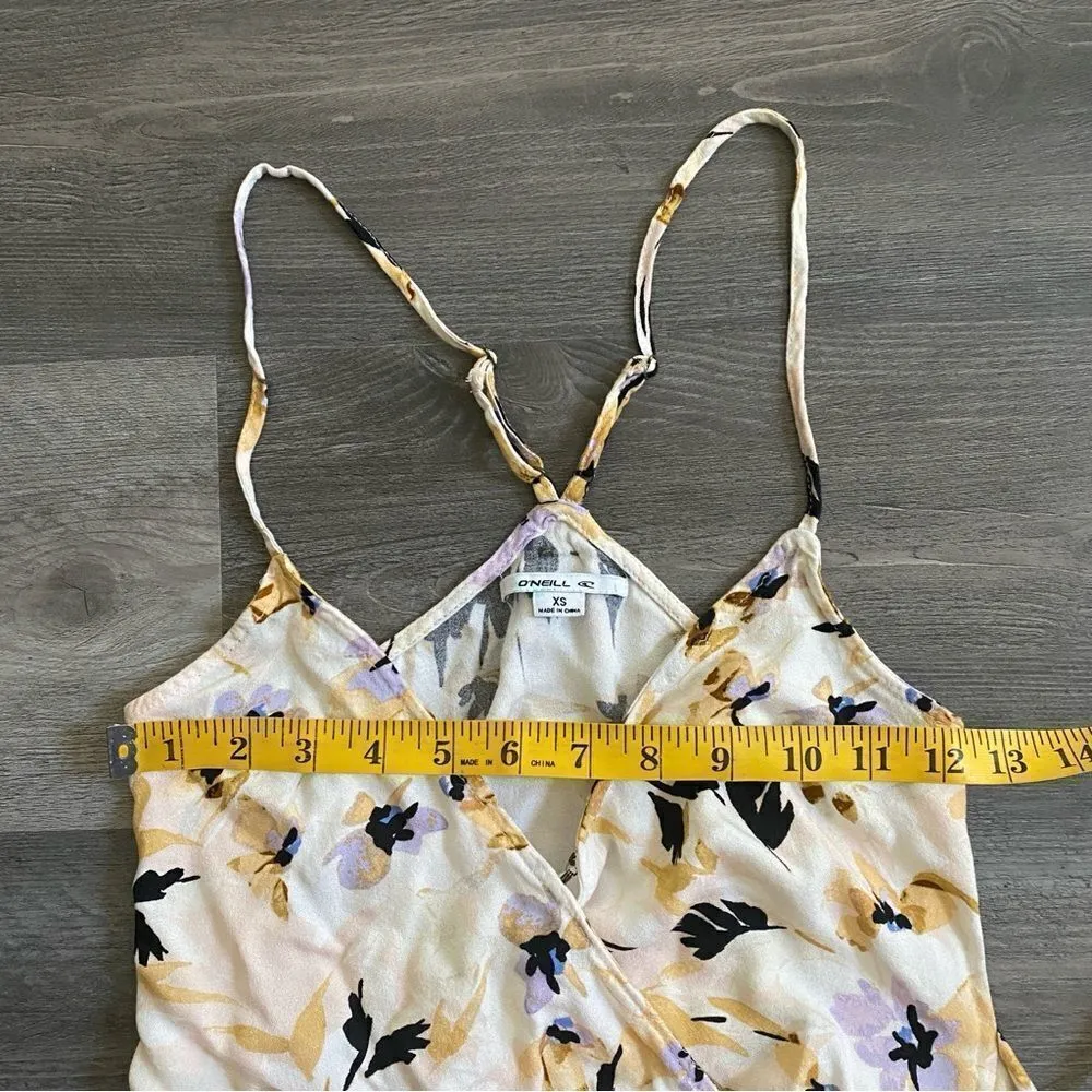 O’Neill Brandon Floral Wrap Dress Feminine Vacation Rayon Adjustable XS - Image 12