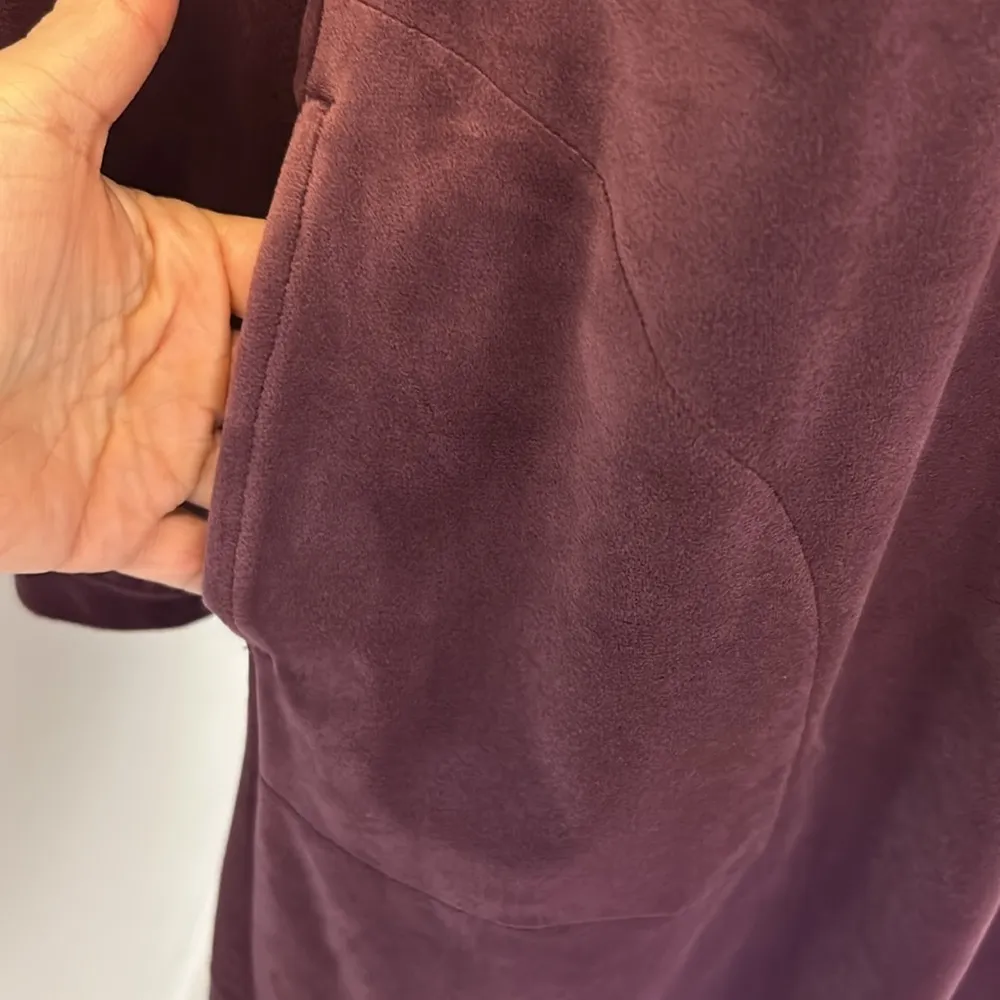 J. Jill Pure Jill Velour A Line Dress In Huckleberry Size M - Image 6