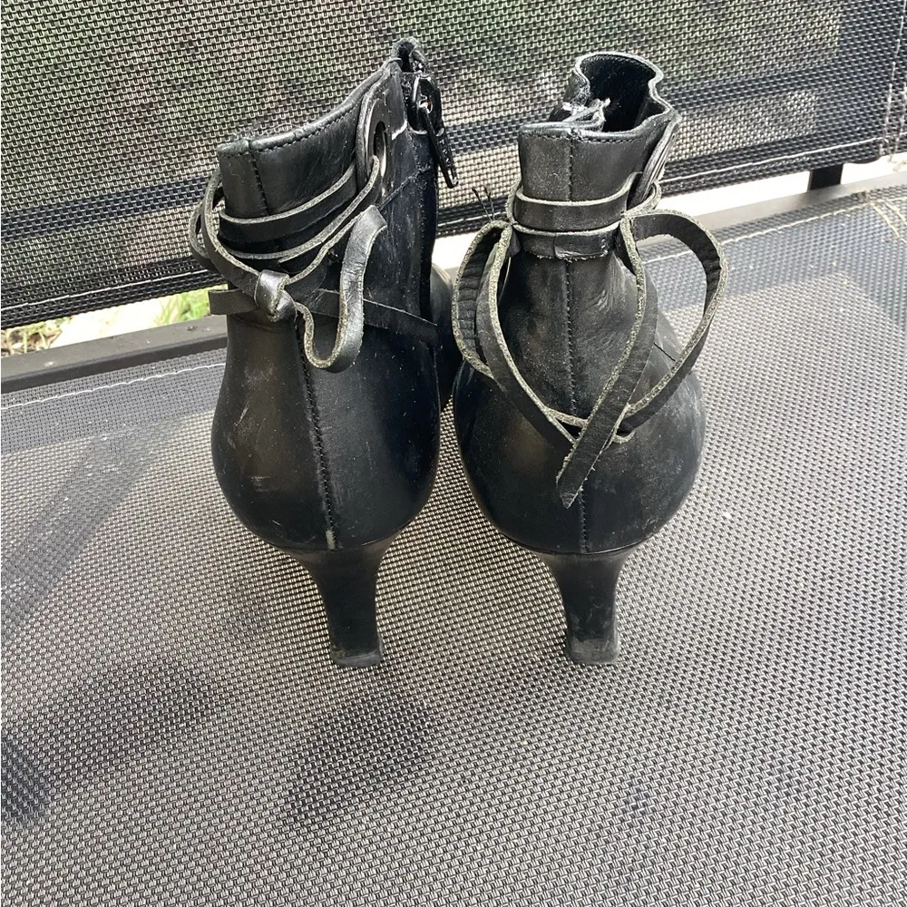 Ferragamo Black Ankle Boots - Image 3