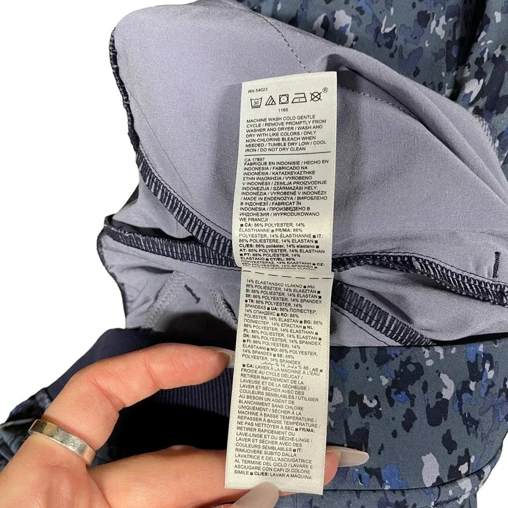 Athleta Brooklyn Ankle‎ Pant Captivate Chrome Blue Size 6 - Image 10