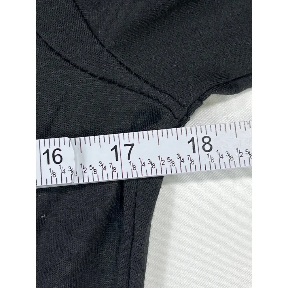 Reborn SKU 7639 Black Cowl Neck Sleeve Midi Dress Size L Size L - Image 4