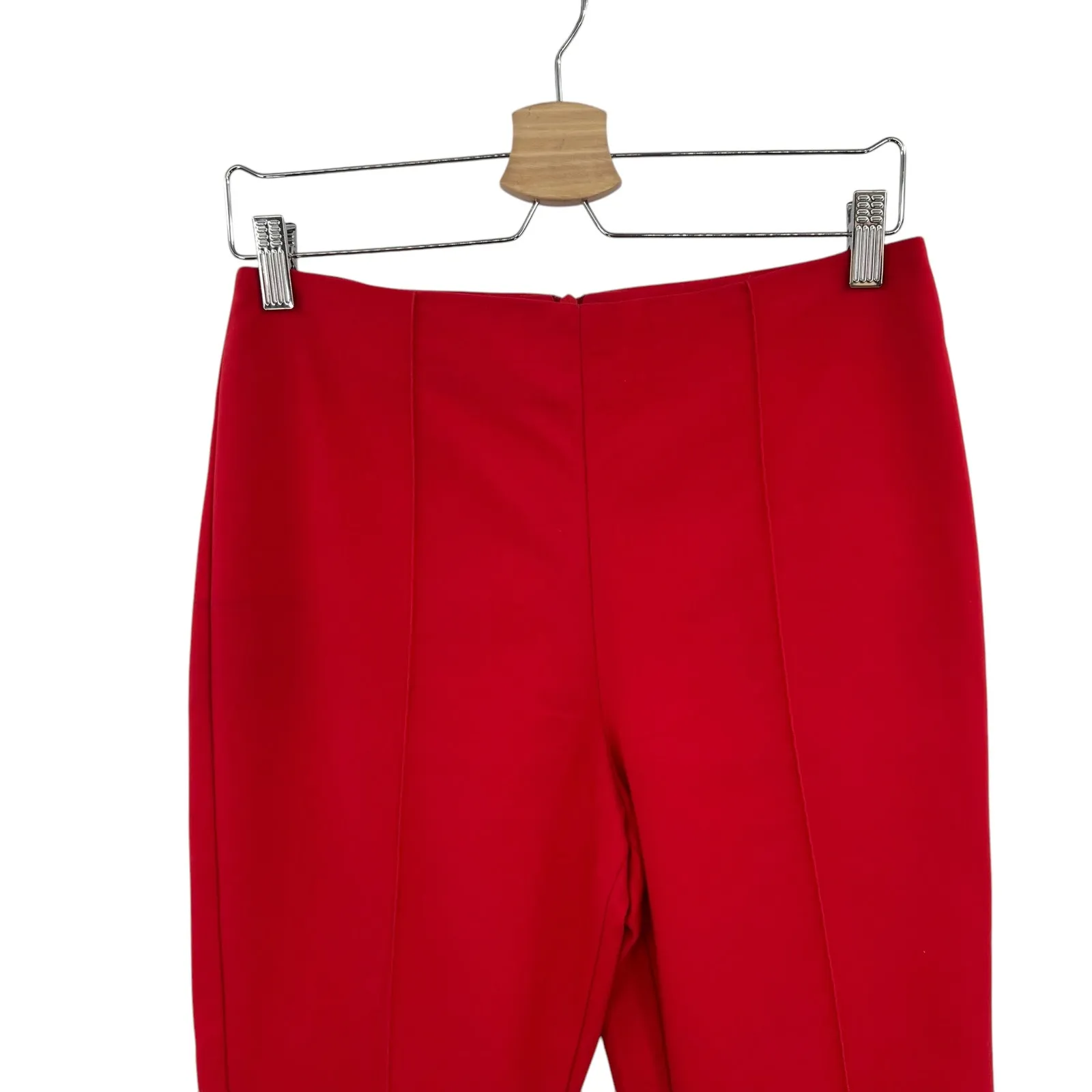 C/meo Collective Forgive Pants‎ Crop Flared High Waist Red Size Medium - Image 5
