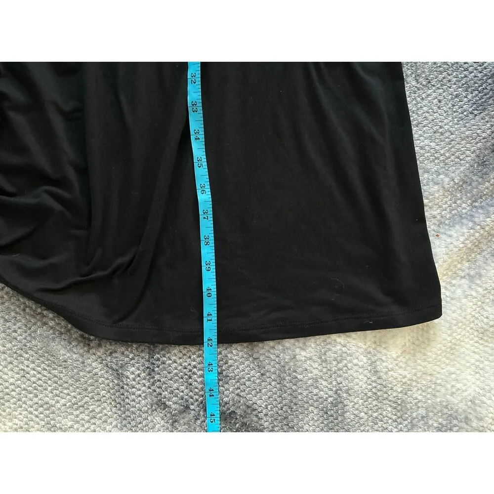 NWOT Susana Monaco Revolve Black Smocked Maxi Drop Waist Skirt Size Small - Image 6