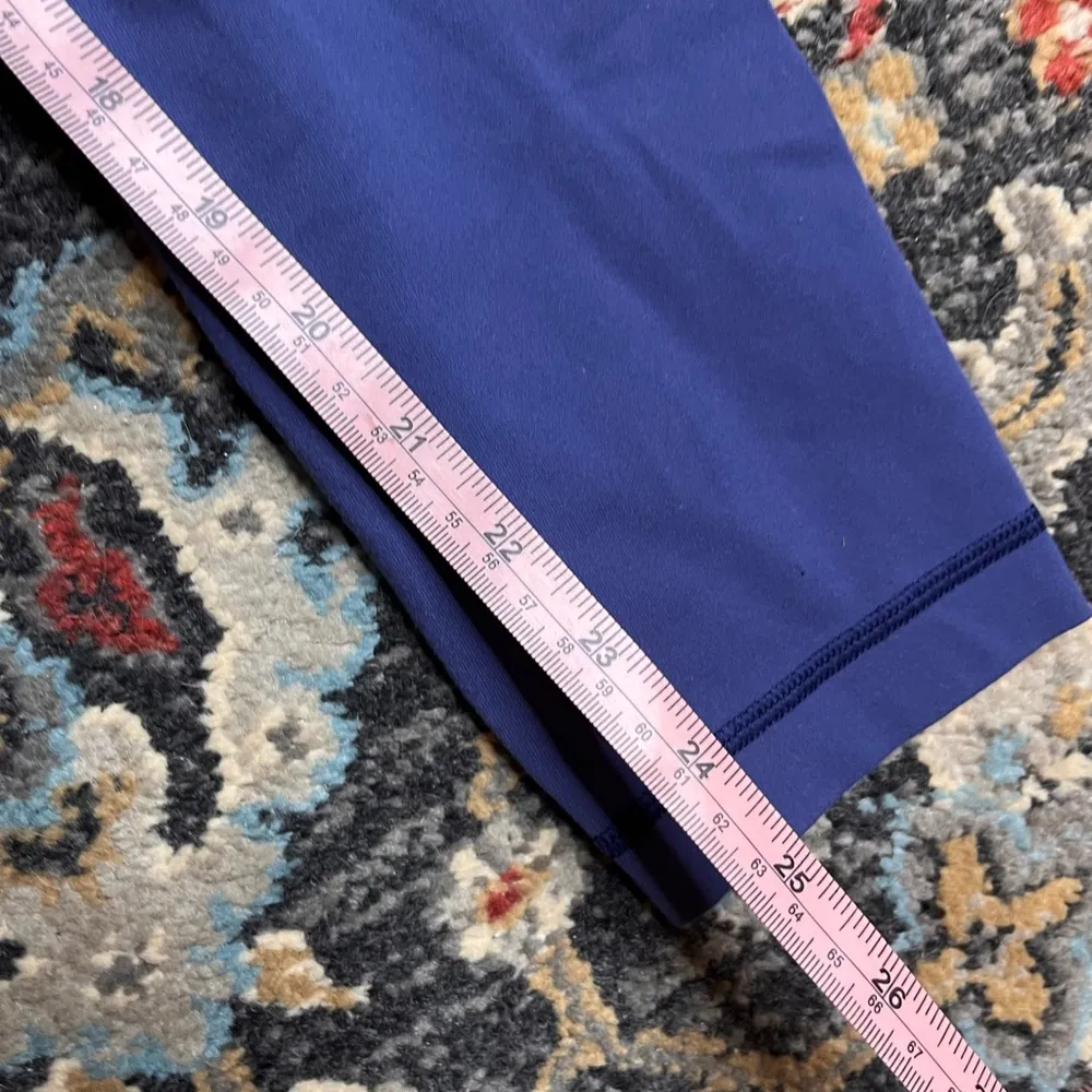 Lululemon Size 6 WUNDER TRAIN HR 25" Regatta Blue RGTB LW5CQDS Leggings - Image 4