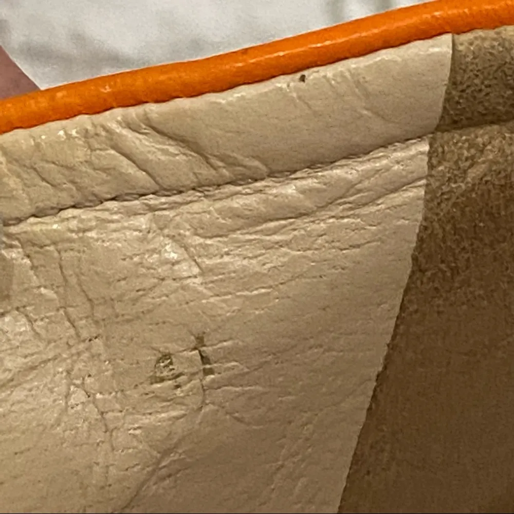 VERSACE Medusa Medallion Flats Orange/Red Color-block Ballerina Flats Size 41 - Image 10