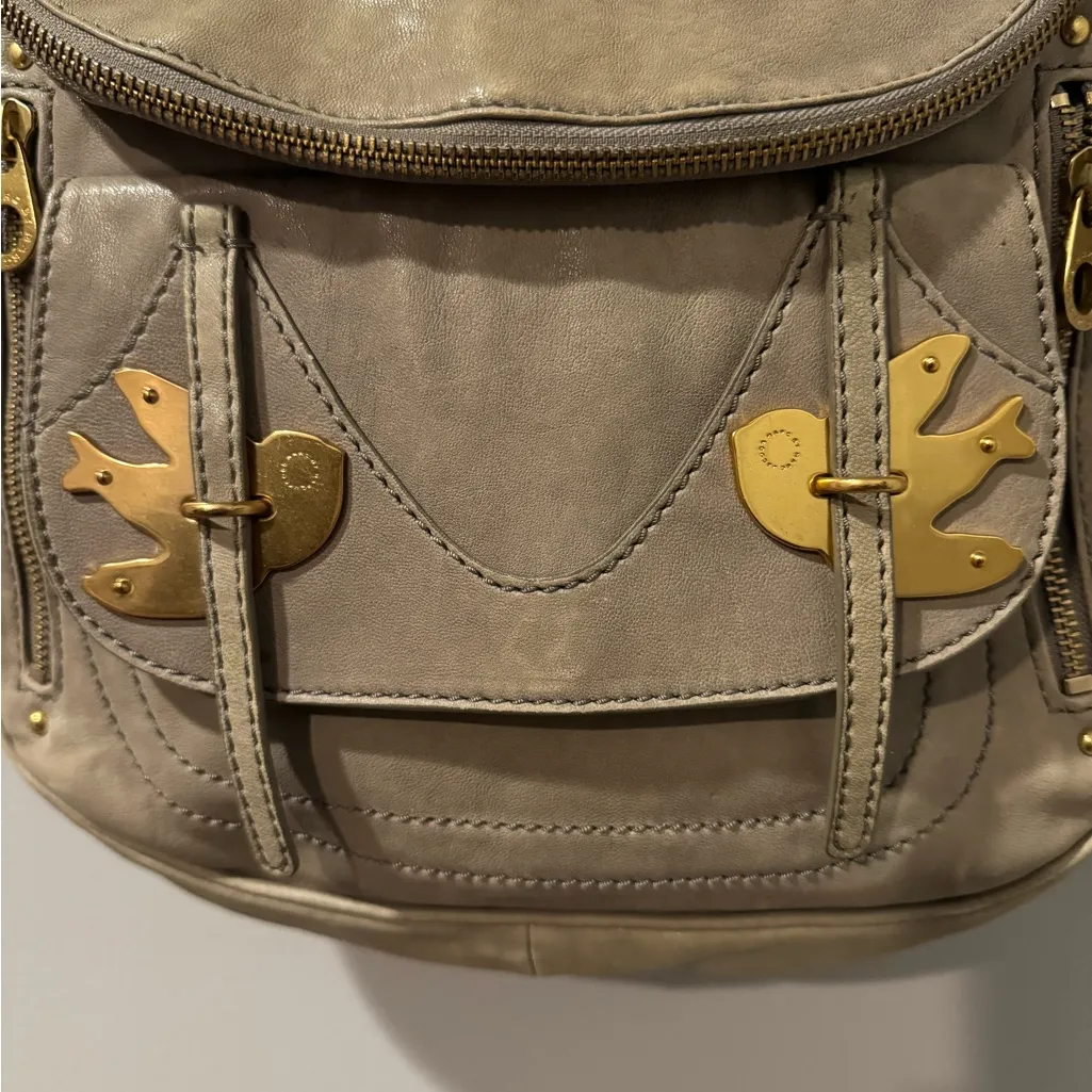 Marc Marc‎ Jacobs Handbag Pedal to Metal Natasha Crossbody Shoulder Bag Beige - Image 3