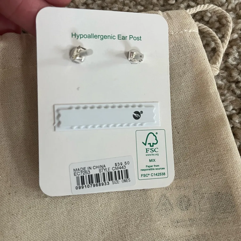 J.Crew Pearl and crystal drop earrings - Image 5