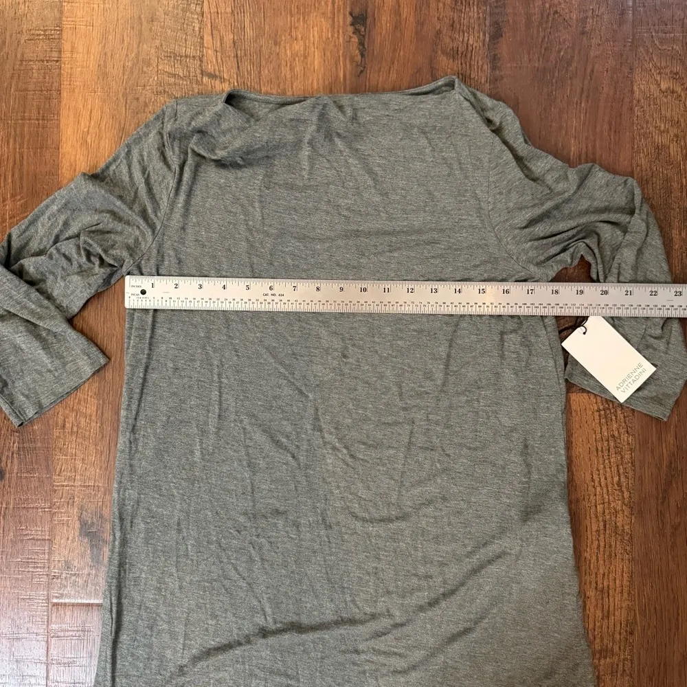 long sleeve tissue tee tunic, size M, NWT - Image 7