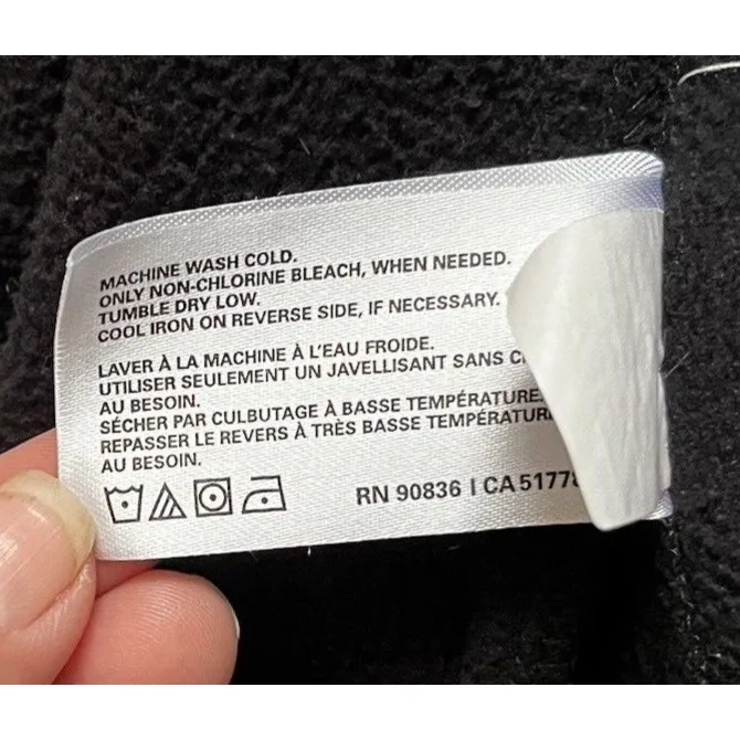 Women's Hooded Full Zip Jacket XS Black Eddie Bauer Outdoor Activewear - Image 5