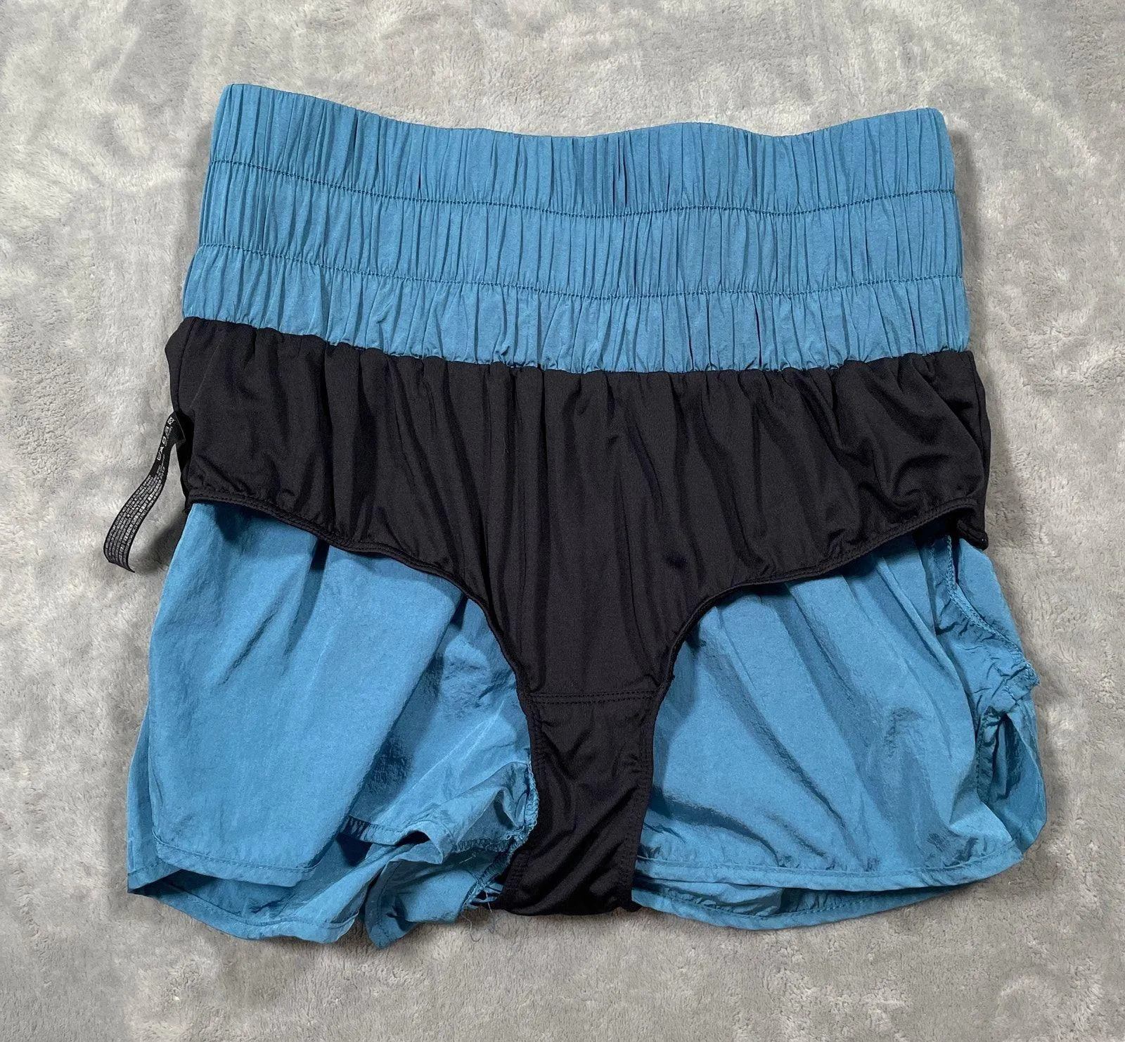 Free People Way Home Shorts Women Medium Athleisure High Rise Activewear Gym Run - Image 8