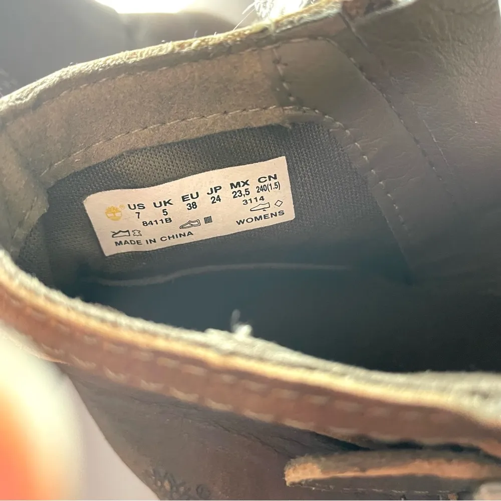 Timberland Earthkeepers Savin Hill Buckle Ankle Boot Brown size 7 - Image 13