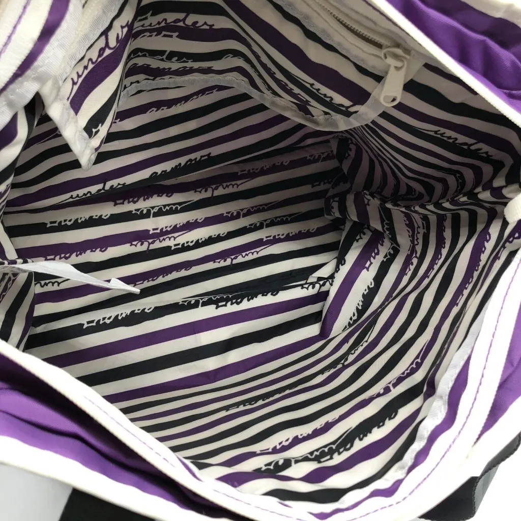 Under Armour Womens Tote Shoulder Bag Zip Closure Purple - Image 3