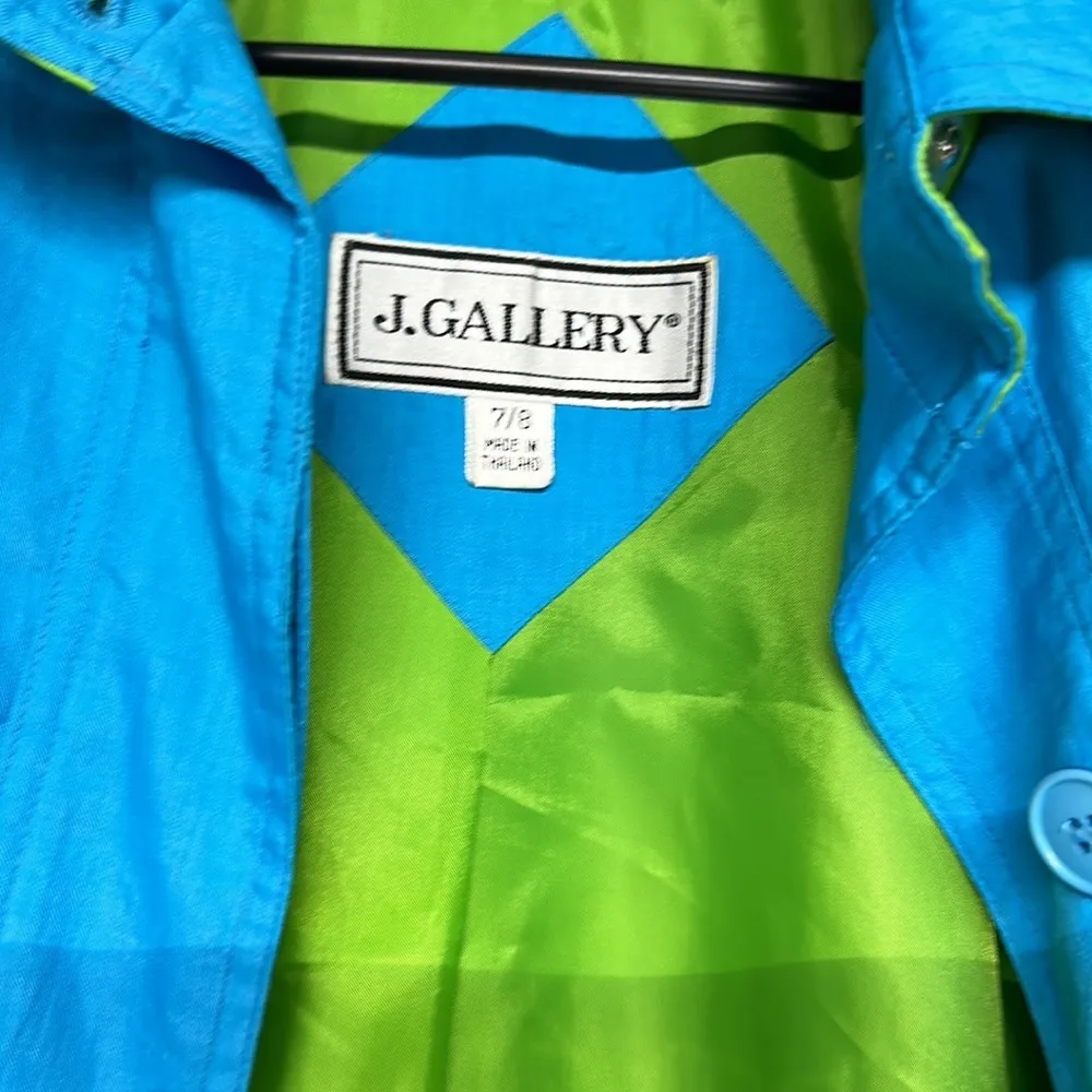 Vintage J. Gallery Trench - Image 7