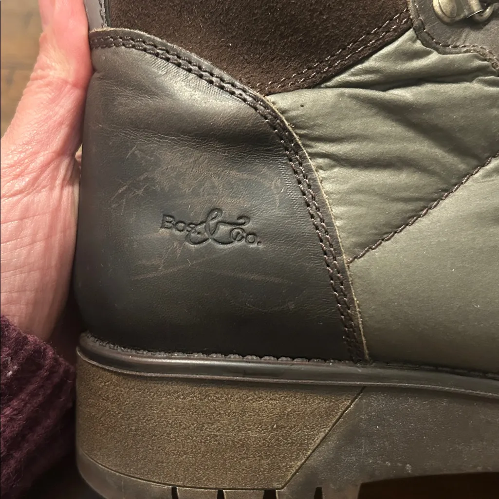 Bos. & Co. Greer Prima Waterproof Suede Boot Size 39 Brown - Image 14