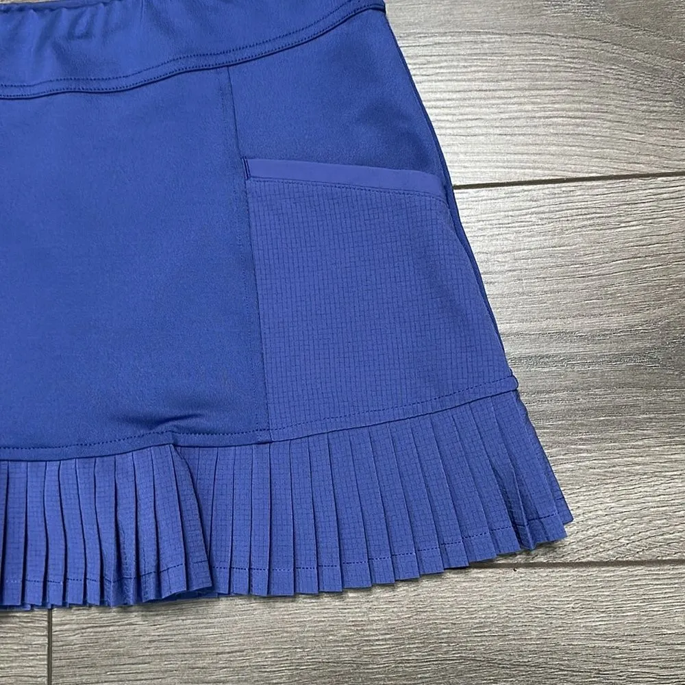Inphorm Classic Pleated Pocket Blue Tennis Skirt‎ Skort Size Small - Image 2