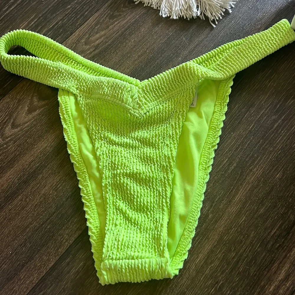 Neon Green Bikini Bottom - Image 4