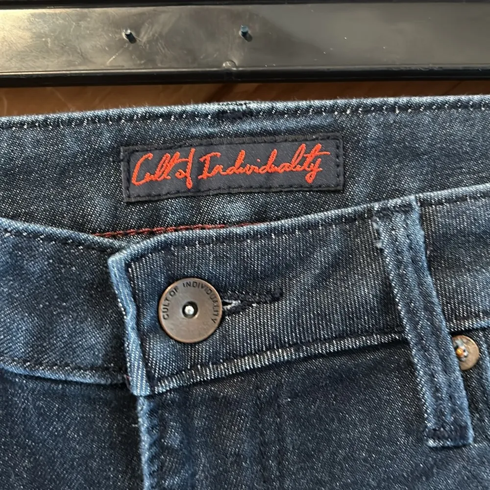 Cult of Individuality dark blue teaser skinny jeans Size 28 - Image 4