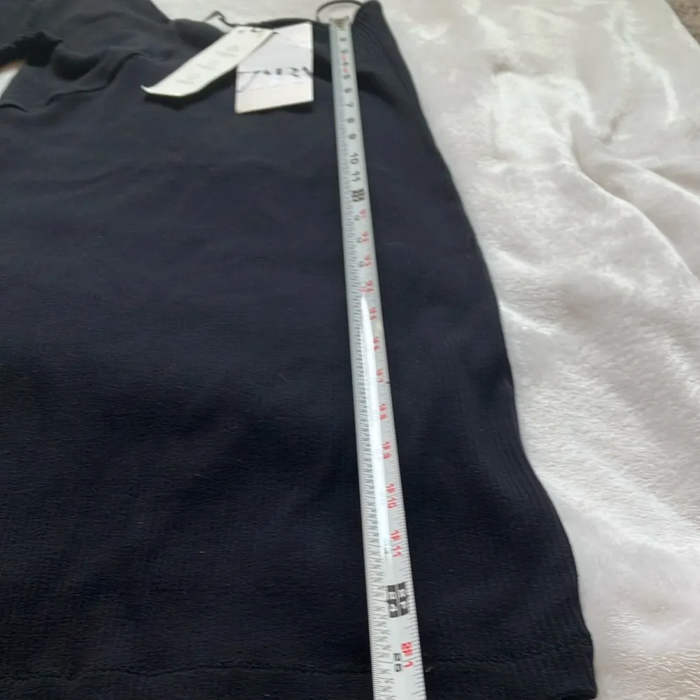 Zara: Black One-Shoulder Dress- M - Image 12