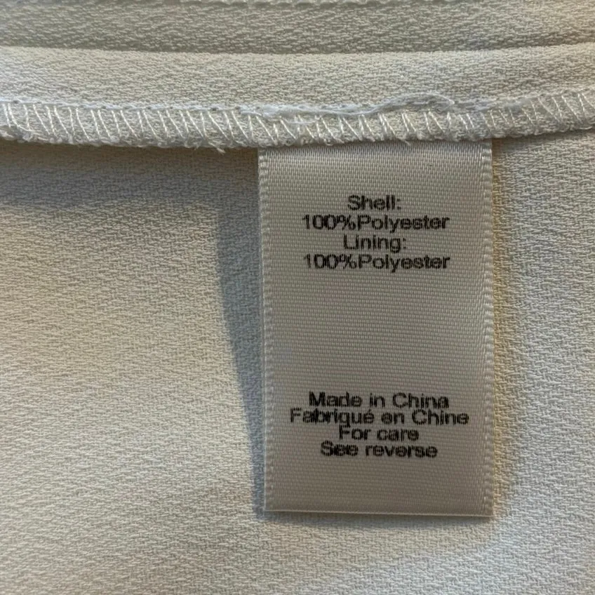 NEW Ronny Kobo Size XL Wide Leg Pants Trousers Pearl - Image 4