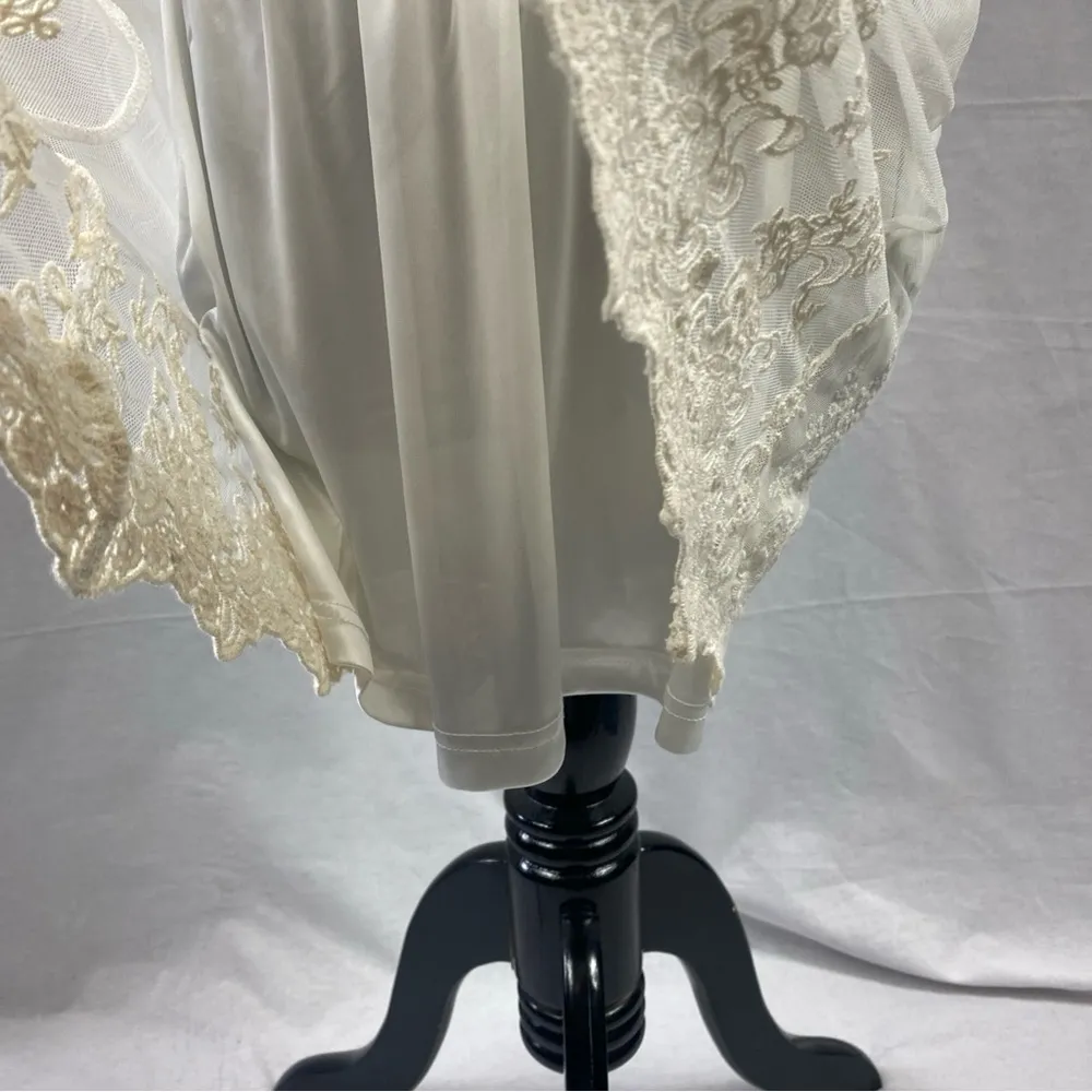 axes femme Romantic Cami Slip Dress Nightgown Japan Kawaii Medium Lacey Vintage - Image 6