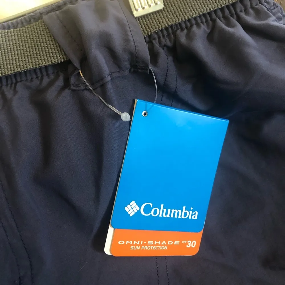 NWT  Dark Blue Belted Shorts - Image 4