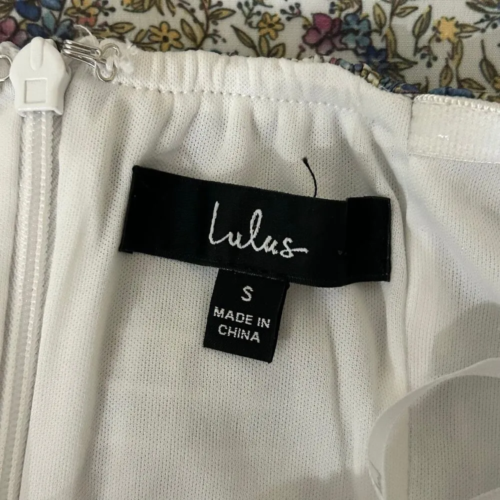 Lulus Party in the Garden Strapless Dress Sz S - Image 11