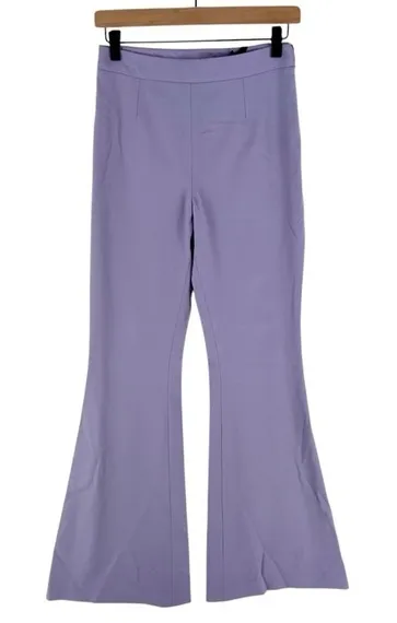 Marcel Von Berlin Stretch Virgin Wool Flared Suit Pants Purple
Size 2 Purple - Image 1